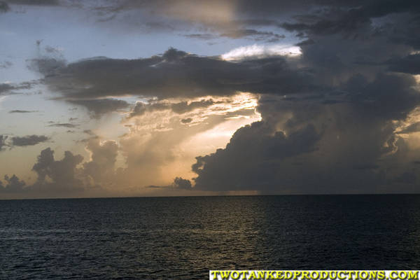 Sunset at West Caicos Key